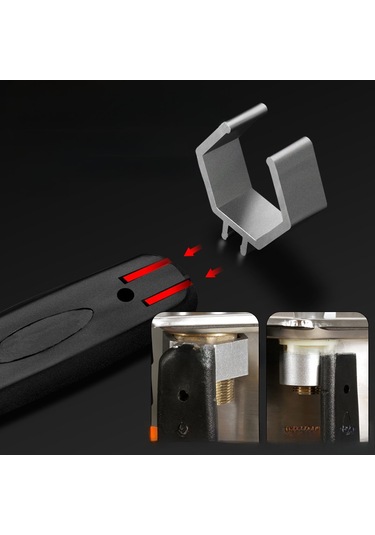 Geeksen Banyo Ve Lavabo Montajı İçin Geniş Açılıklı Çok İşlevli Kısa Saplı Su Borusu Tamirat Anahtarı Kartlı