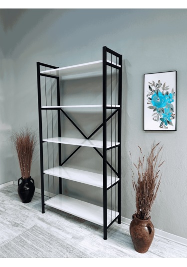 Tanraf Erciyes Telli White Kitaplık
