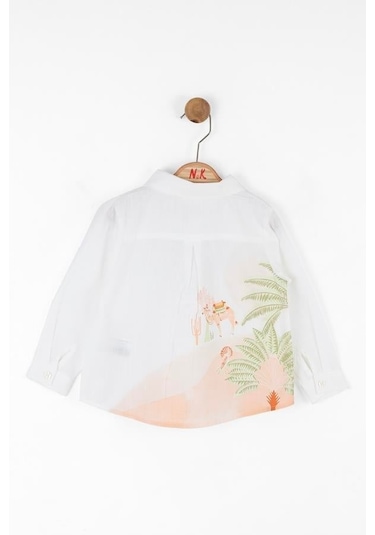 Nk Kids Kız Bebek Arrakıs Gömlek Ekru