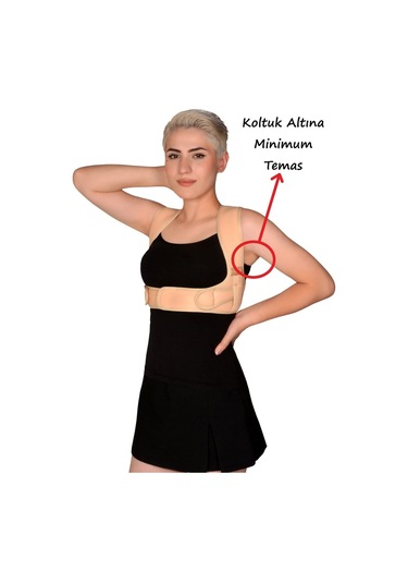 Dik Duruş Korsesi Kamburluk Önleyici Korse Sırt Destekli Korsesi