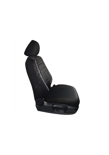 Gof Plus Serisi Universal Oto Koltuk Kılıfı Siyah-Beyaz Dikişli