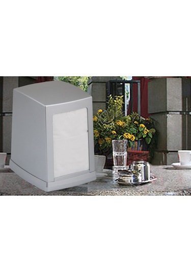 Vialli Np100M Masa Üstü Peçete Dispenseri Metalik