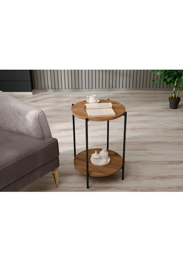 Sehpa Q42x60 Cm Antrasit Siyah