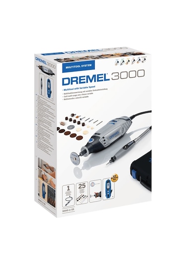 Dremel 3000-1/25  El Motoru + 25 Aksesuar - F0133000JS