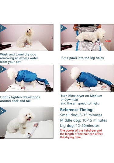 Mufunye Kedi Banyo Kurutma Kutusu Hızlı Kuru Hava Tüy Bakımı