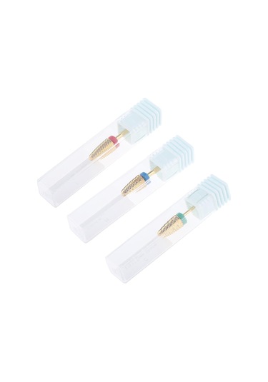 Homyl 3 Renk Alaşımlı Tırnak Matkap Uçları İpuçları