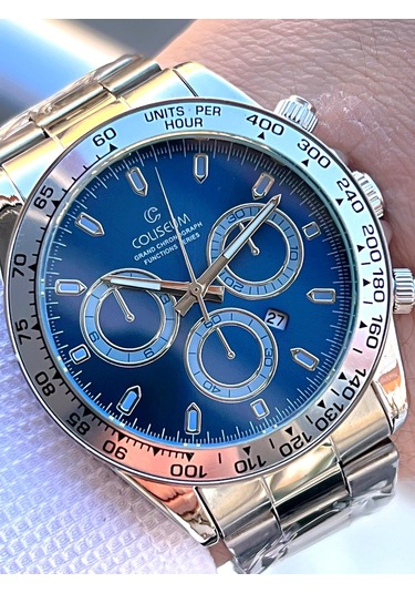 Coliseum Çelik Kordon Takvimli Kadran Kutulu Seri Erkek Kol Saati Ft.cls.e8743.l