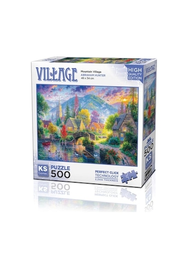 20046 Mountain Village 500 Parça Puzzle -ks