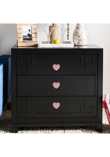 Singree "pembe Seramik Kalp Şekilli Çekmece Kolu - 6 Adet, Mobilya Ve Dolap Dekorasyonu İçin"