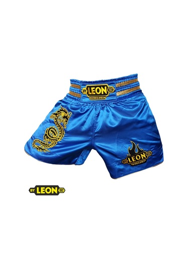 Aksaspor Leon Dragon Muay Thai Ve Kick Boks Şortu Mavi