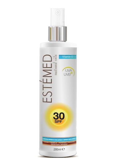 Estemed Koruyucu Bronzlaştırıcı Güneş Spreyi & Protective Bronzing Sun Spray 30spf 200ml