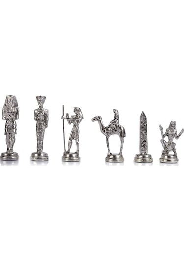 Gifthome Metal Satranç Takımı-seti büyük mısır parlak gül sandıkl