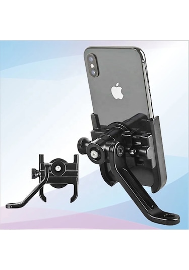 Navigasyon Ayna Bağlantılı Motosiklet Bisiklet Telefon Tutucu