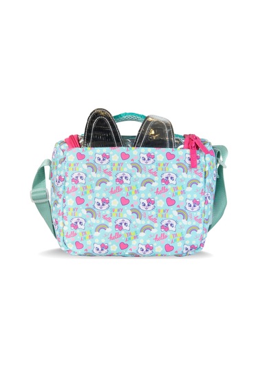 Wia Sweet Cat Kız Çocuk Termoslu Beslenme Çantası Turkuaz