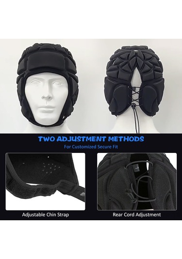 Geeroyoo Çocuklar İçin Kamuflajlı Antrenman Korumalı Kask - Futbol Kalecisi, Amerikan Futbolu, Beysbol İçin Yumuşak Sponge Malzeme Çok Renkli