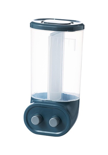 Duvara Monte Kuru Gıda Depolama Kutusu Mavi