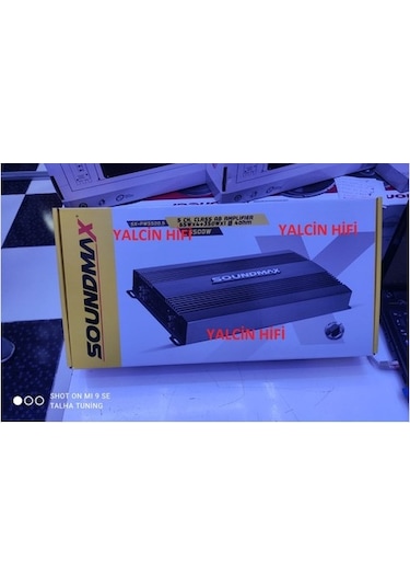 Soundmax Sx Pw5500.5 6Kanal 5Çıkıs Stro ve Mono 5500W Seri