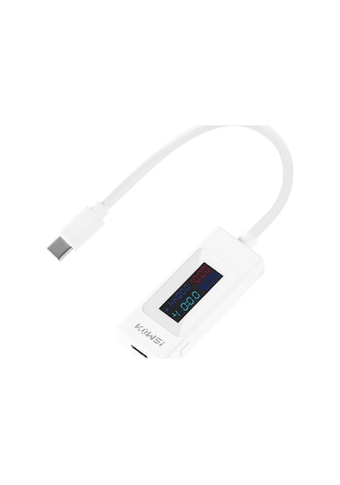 Kablolu Macbook Type C Usb Test Gerilim Amper Ölçer