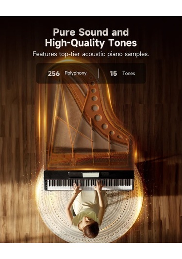 Donner Oura S100 Dijital Piyano Black Oak Grain