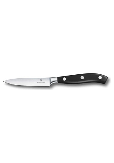 Victorinox 7.7203.10g Grand Maître 10cm Siyah Dövme Çelik Soyma Bıçağı, Hediye Kutulu Çok Renkli