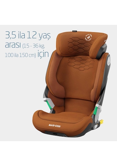 MaxiCosi Kore Pro Işık Sensörlü Adac'Lı Isofixli ISize 15-36 Kg Çocuk Oto Koltuğu Authentic Cognac