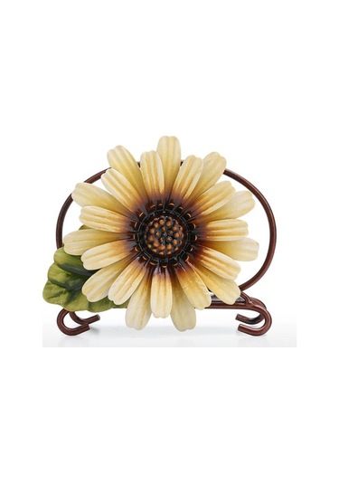 Xianwen Geeroyoo Şık Papatya Desenli Demir Peçetelik - Modern