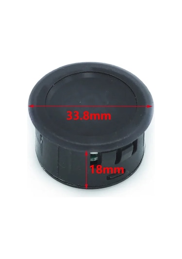 4-100v Dc Voltmetre Yuvarlak Panel Tip Montajlanabilir Dijital