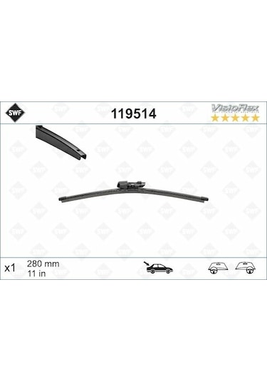 Volkswagen Golf 7 Arka Silecek 28 CM 2013 Sonrası Swf