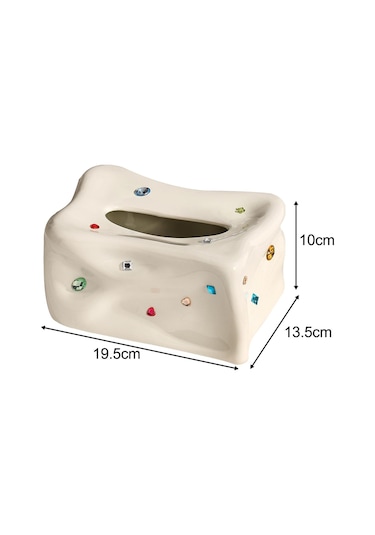 Suntek İskandinav Tarzı Yüz Tuvalet Kağıdı Rafı Seramik