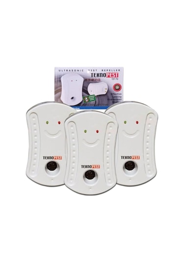 Teknopest TP-70 Ultrasonik Haşere ve Fare Kovucu 3'lü