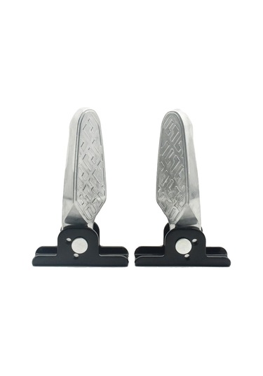 Elektrikli Motosiklet Katlanır Ayak Mandalları Modifikasyon Pedal Pedi Ayaklıkları, Stil: Tüm Alüminyum Diğer