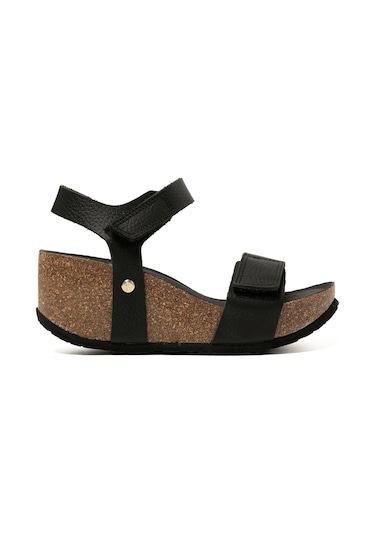 Terlik Kadın Bılbao G106319 Genuins Embossed Leather Dark Leather Dark