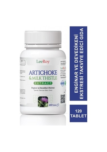 LeeRoy Artichoke & Milk Thistle 120 Tablet