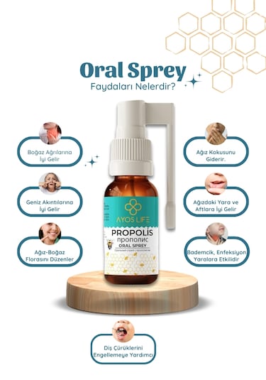 Ayoslife Propolisli Koruyucu Ağız Spreyi 20 ML