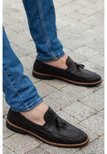 Muggo M750 Günlük Ortopedik Erkek Ayakkabı Siyah