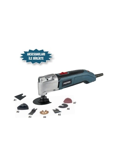 Proter Pr 1001 Elektrikli Çok Amaçlı Multi Makine 80 Mm - 300 W