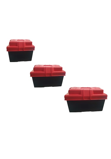 Plastik Akü Kutusu. 17X26Cm. Tekne Ve Karavan Akü Kutusu. No:1