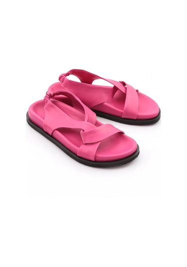Dgn 3040 Kadin Çapraz Bantli Sandalet 3040-2261-R0507 Fuşya
