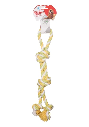 Natura PTH-002 40 CM İkiz Düğüm Çekme Halat Köpek Oyuncağı