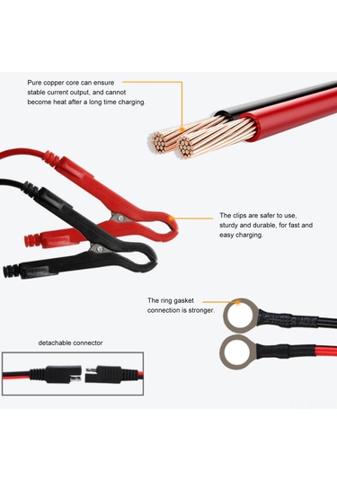 Springsun 6v/12v Akıllı Akü Şarj Cihazı, 1.5a, 100-240v, Plomb Akü Onarımı Ve Bakımı, Avrupa Şarjı, Motosiklet/aracı Uyumlu