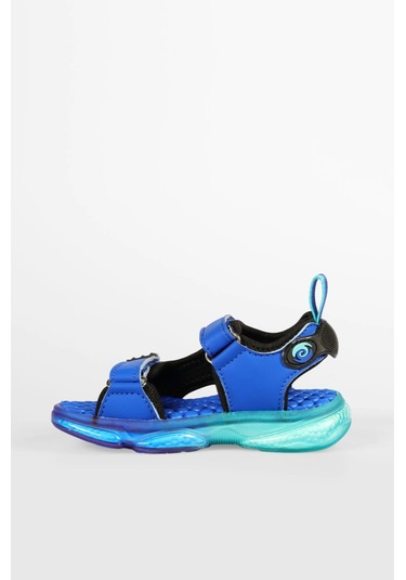 Vicco Felipe Erkek Çocuk Saks Mavi Işıklı Phylon Sandalet Saks Mavi