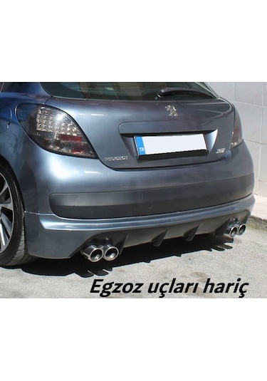 Peugeot 207 Arka Tampon Eki Dif&uuml;z&ouml;r -Boyasız - Bodykit Store