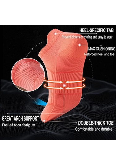 Skycity Kadınlar İçin Spor Ayak Çorabı - 6 Çift Siyah, Beyaz, Gri - Nem Emici, Nefes Alır, Yumuşak - Koşu, Yürüyüş Ve Günlük Kullanım Siyah - Beyaz - Gri