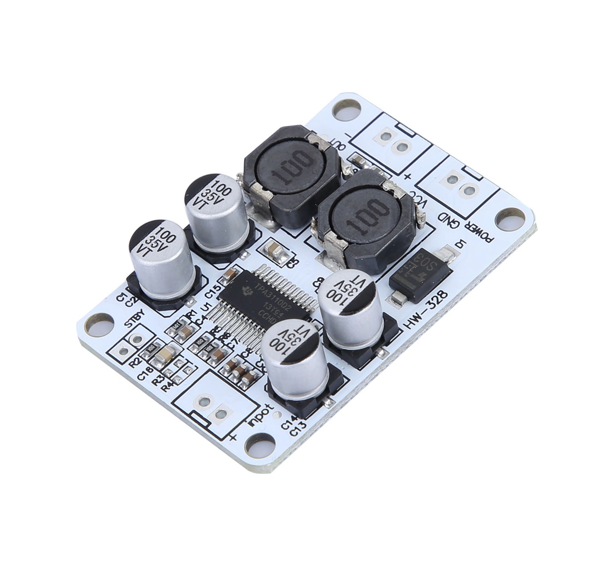 Tenfowee Tpa3110 Tek Kanal Dijital Güçlendirici Kartı 30w - Düşük Tüketim, Kaliteli Ses, 8/4/6 Ohm Uyumlu, Dıy Ses Ekipmanı İçin