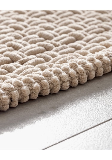 Madame Coco Najac Banyo Paspas - Bej - 50x80 Cm 8684427045367 Ekru