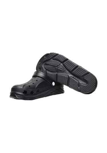 Erkek Eva Rahat Comfort Terlik Siyah-siyah Siyah