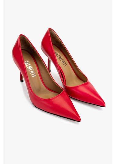 Valmenti Kadın Kırmızı Topuklu Ayakkabı 472 1117 Bn Ayk Y25 Kırmızı Kırmızı