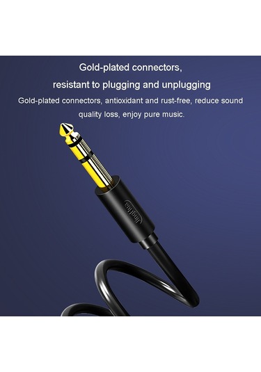 Sones Jınghua 3,5 Mm - 6,5 Mm Ses Kablosu Amfi Gitar 6,35 Mm Kablo, Uzunluk: 3 M