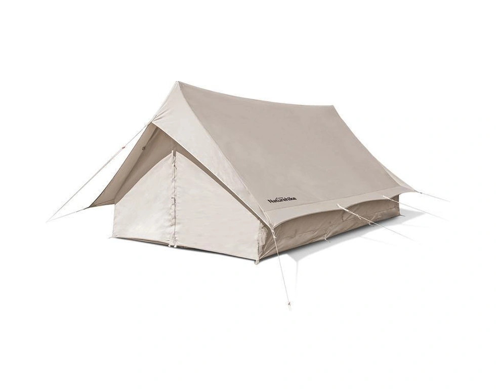 Naturehike 4 Kişilik Lüks Glamping Kanvas Kamp Çadırı Bej