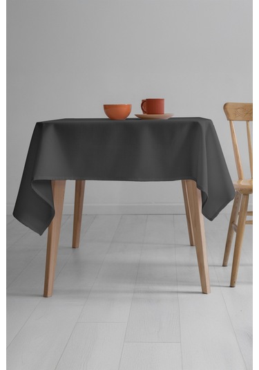 Nayra Keten Masa Örtüsü 160x220 - Antrasit Antrasit